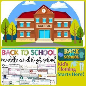 Kids School Clothing Starts Here!